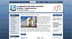 Desktop Screenshot of baptisten-potsdam.de